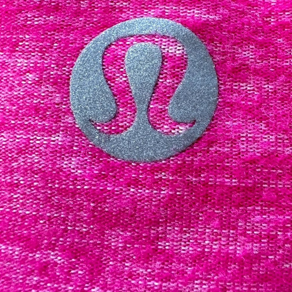 Lululemon Wunder Under Crop Heathered Jewelled Magenta Hot Pink 6 Small Leggings